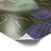 Listening ~ Modern Feminine Portrait フォトプリント (角)