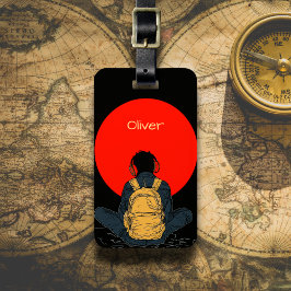 Listening to the Sunset ラゲッジタグ