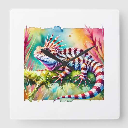 Listoncillo beauty of nature 010924AREF148 - Water スクエア壁時計 (正面)