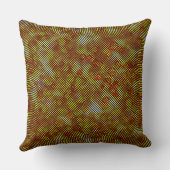 Listras queimadas e manchadas de xadrez クッション (裏面)