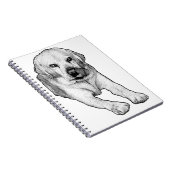 Lists with a Lab wink ノートブック (右側)