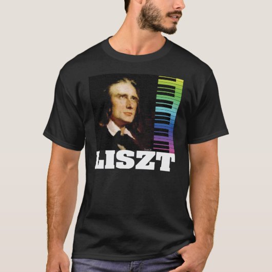 LISZTの暗闇のTシャツ Tシャツ (正面)