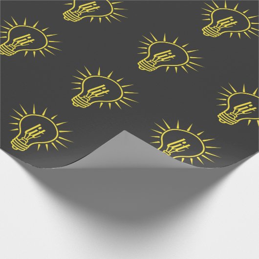 Litにおもしろいな電気技師を電気ギフト得て下さい ラッピングペーパー (角)