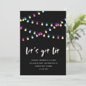 Litに新年のパーティの招待状を得るために割り当てます 招待状 (スタンド正面)