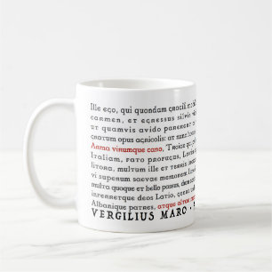 LitのギークVirgil Aeneid -マグ コーヒーマグカップ