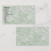 Litの緑の大理石の名刺 名刺 (正面/裏面)