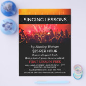 Lit Concert Crowd、ボーカリスト広告ズ チラシ (シングル)