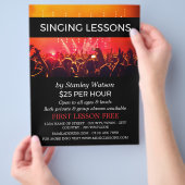 Lit Concert Crowd、ボーカリスト広告ズ チラシ (手)