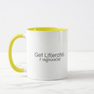 Lit(erate)を取得。カフェイン入りマグカップ マグカップ