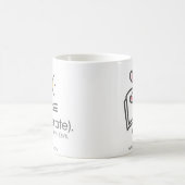 Lit(erate)を取得。KidLitラブマグ コーヒーマグカップ (中央)