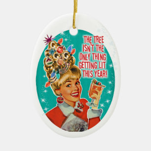 Lit Girl Christmas Ornamentをゲット セラミックオーナメント