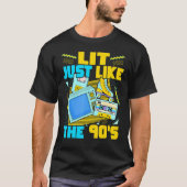 Lit Just Like The 90s   90s Aesthetic Nostalgia 19 Tシャツ (正面)
