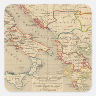 、l'Italie d'Orient 1300年L'Empire 1200年 スクエアシール