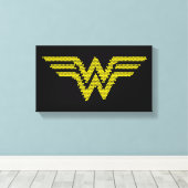 Lite-Brite WWシンボル キャンバスプリント (インサイチュ (ウッドフロア))