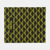 Lite-Brite WWシンボル フリースブランケット (正面(横))