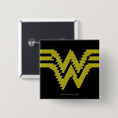 Lite-Brite WW記号 缶バッジ (正面&裏面)