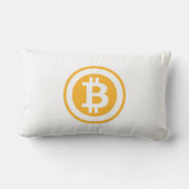 LitecoinおよびBitcoinの枕 ランバークッション (裏面)