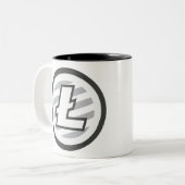 Litecoinは可能になりました! ツートーンマグカップ (正面左)