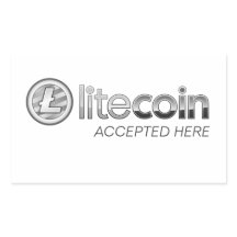 Litecoinは長方形のステッカーをここに受け入れました