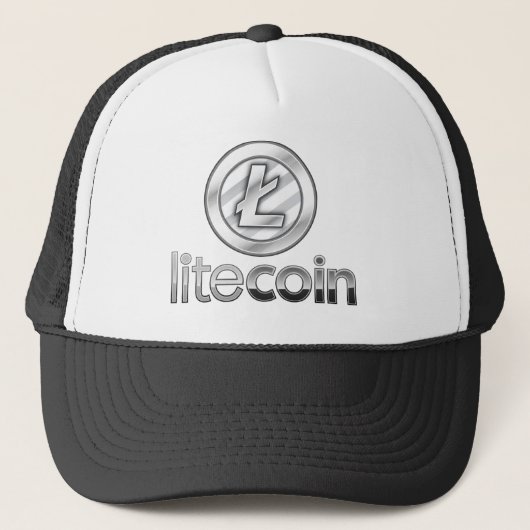 Litecoin Cryptocurrencyの帽子 キャップ (正面)