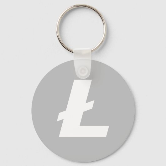 Litecoin LTC基本キーチェーン キーホルダー (正面)