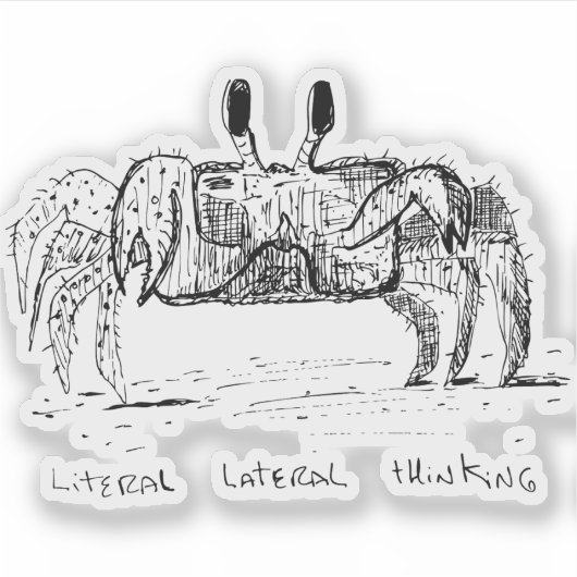 Literal Lateral Thinking シール (正面)