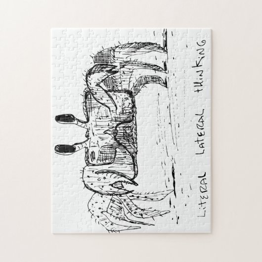 Literal Lateral Thinking ジグソーパズル (縦)