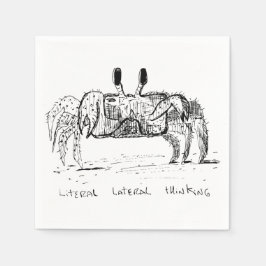 Literal Lateral Thinking スタンダードカクテルナプキン
