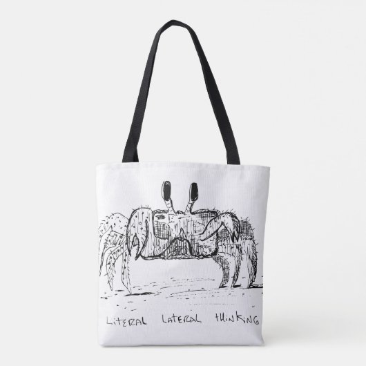 Literal Lateral Thinking トートバッグ (裏面)