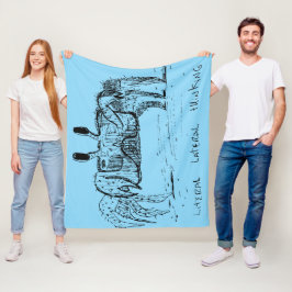 Literal Lateral Thinking フリースブランケット