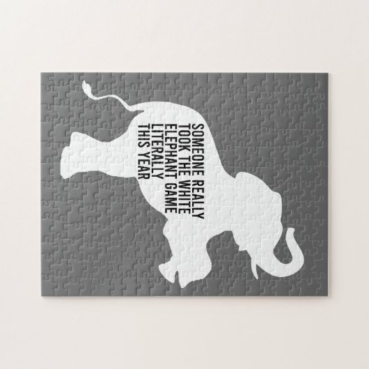 Literally Worst Funniest White Elephant Gift ジグソーパズル (横)