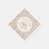 Literary Book Baby Shower A New Chapter Begins   スタンダードカクテルナプキン (角)