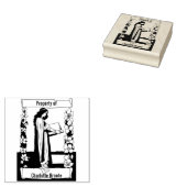 Literary Bookplate Stamp ラバースタンプ (押印)