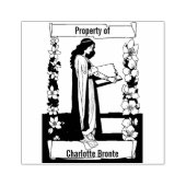 Literary Bookplate Stamp ラバースタンプ (インプリント)