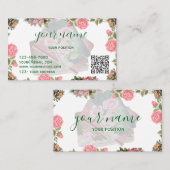 Literary Folded Business Card Design 名刺 (正面/裏面)