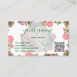 Literary Folded Business Card Design 名刺