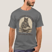 Literary Gentleman Cat My Weekends Are Booked Tシャツ (正面)