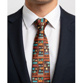 Literary Library Book Lover Necktie ネクタイ