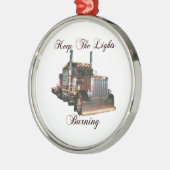 Litesを保って下さい メタルオーナメント (左)