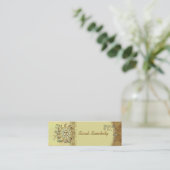 Litha日曜日の細いプロフィールか名刺 スキニー名刺 (スタンド正面)