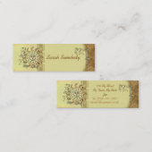 Litha日曜日の細いプロフィールか名刺 スキニー名刺 (正面/裏面)