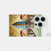 Lithargyrus dorsal view 030924IREF242 - Watercolor iPhoneケース (裏面横)