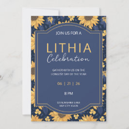 Lithia | 夏至の年輪の招待状 招待状