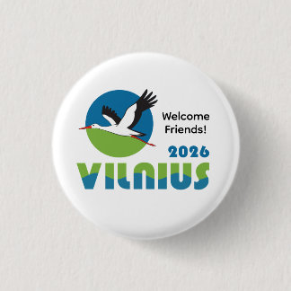 Lithuania 2026 International Convention Pin 缶バッジ