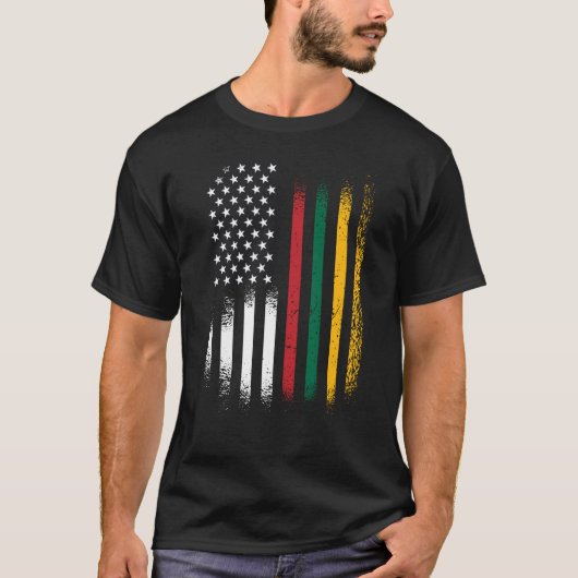 Lithuania American Heritage Month Lithuania Patrio Tシャツ (正面)