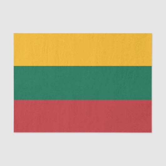 Lithuania decor, Lithuanian Flag tissue paper 薄葉紙 (正面)