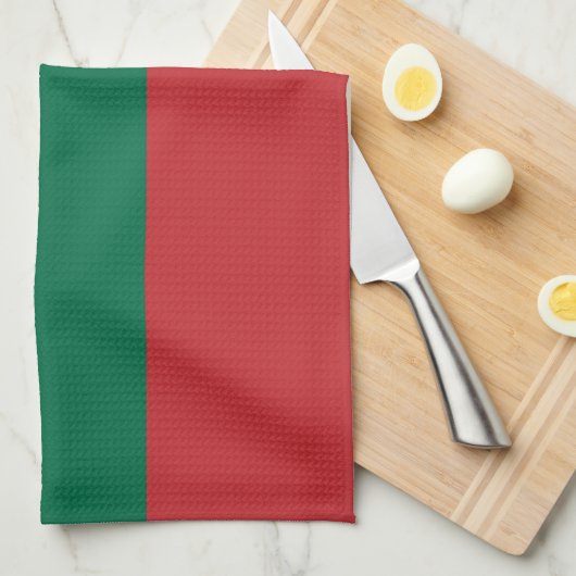 Lithuania Flag キッチンタオル (四つ折り)