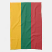 Lithuania Flag キッチンタオル (縦)