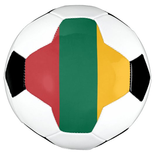 Lithuania Flag サッカーボール (回転)