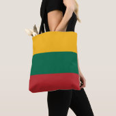 Lithuania Flag トートバッグ (クローズアップ)